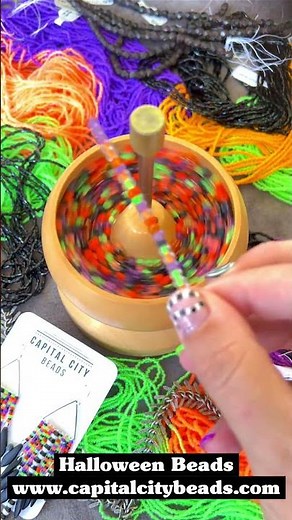 Beetlejuice Fringe Earrings Tutorials- DIY Jewelry Making KIT Halloween Earrings by CapitalCityBeads