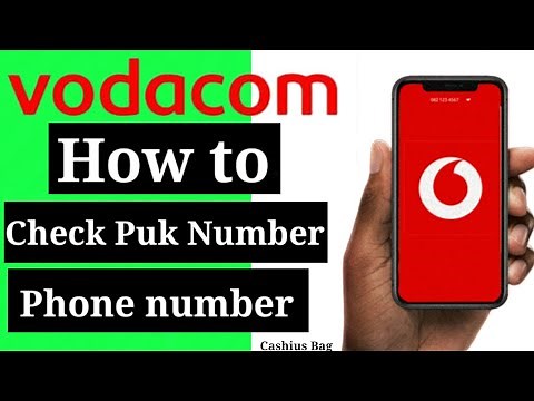 How to check puk number | How to check Phone number on Vodacom #vodacom #puknumber #phonenumber