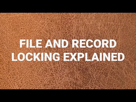 FILE AND RECORD LOCKING IN UNIX EXPLAINED