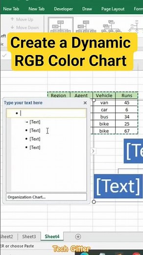 Create a Dynamic RGB Color Chart in Excel 🔴🟢🔵