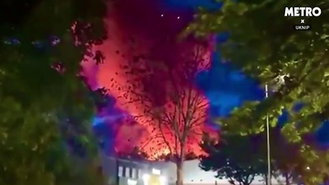 Massive explosion at Swindon industrial estate results in huge fireball