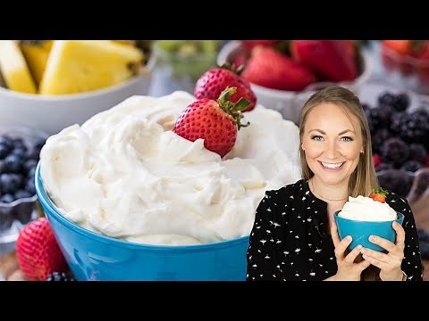 Quick and Simple Homemade Fruit Dip