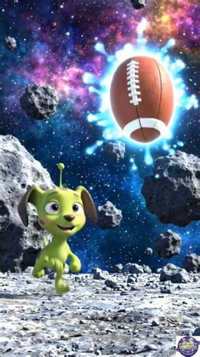 Cute Alien Puppy Chase #shorts #funny #puppy #space #viral
