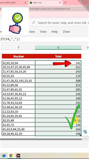 Textsplit formula || Excel shorts || Excel trick || MS Excel