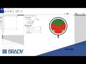How to Create a Circle Gauge Label | Brady Workstation