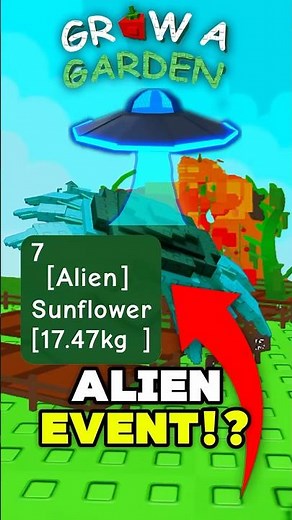 😱 *NEW* ALIEN Update EVENT?! | Grow A Garden Summer Update (ALIENLIKE) Admin Weather #growagarden