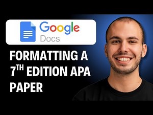 How To Format A 7th Edition APA Paper Using Google Docs [2026 GUIDE]