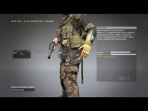 OSP/Equip None for Primary,Secondary - Infinite Heaven mod - MGSV