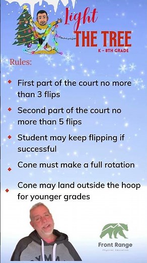 Christmas Cone Relay Game for PE 🎄🔥#pe