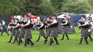 Ellon & District RBL Pipe Band competing in Grade 4B bands during the The North of Scotland Pipe Band Championship - Banchory 2024. This was held at King George V Park in Banchory on Sunday 12th May 2024. The band, who were led by Pipe Major Elaine Strachan and wearing Nicholson tartan, were awarded 6th place in Grade 4B bands for this performance. There was a great turnout of Pipe Bands taking part in this championship, thanks to the efforts of the organisers Banchory District Initiative, in co