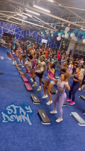 REVOLT | If the fitness class this lit 🔥 count me in! 🎥 @getdownstaydown_ | Instagram