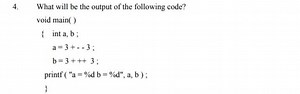 What will be the output of the following code?\begin{array} { ... | Filo