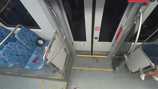 Las durísimas imágenes del apuñalamiento a una refugiada ucraniana en un tren