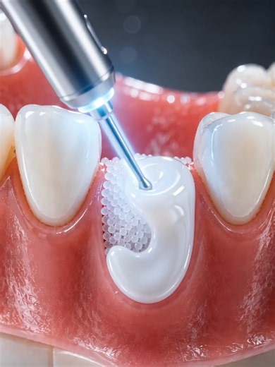Learn how to usetemporary dental glue torestore your smile#tooth#filling#orthodontics#dentures #repair
