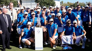 Solheim Cup: Team Europe retain trophy after 14-14 draw with Team USA at Finca Cortesin - as it happened