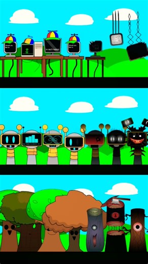 3 Phase Combos Mr. Fun computer x Mr. Funbot x Mr. Tree 🔥 Battle Song 🎼 #incredibox #sprunki #phase