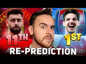 REPREDICTING THE PREMIER LEAGUE TABLE!