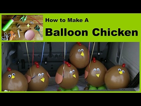 How To Make A Balloon Chicken