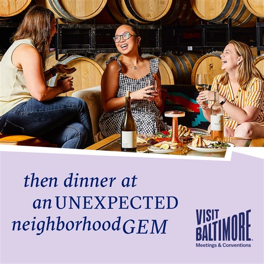 From a walkable convention campus to unforgettable food and drinks, Baltimore is just the place to bring people together. | Visit Baltimore