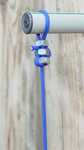 Super Strong Rope Knot Locked with Nut & Bolt 👍 #craft #outdoors #skills