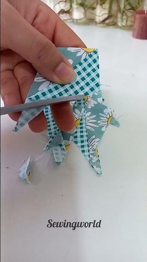 Easy Patchwork for Beginners (Full Step-by-Step on My Channel)#DIY #DIYPotHolder#SewingShorts #sew