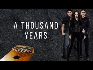 【EASY Kalimba Tutorial】 A Thousand Years by Christina Perri