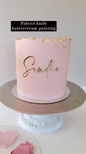 Buttercream Painting Tutorial: Palette Knife Cake Techniques