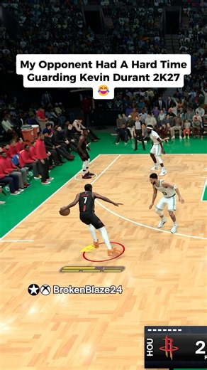 He Had a Hard Time Guarding Kevin Durant NBA 2K27!