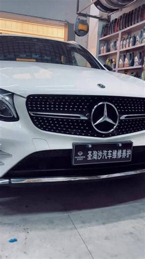 奔 驰 G L C coupe轮 毂 修 复更 换 普 利 司 通 轮 胎 #轮毂 #汽车轮胎