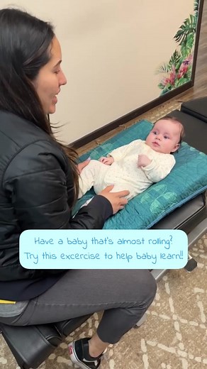 Baby Cross Crawl Pattern Exercise for Rolling and Crawling