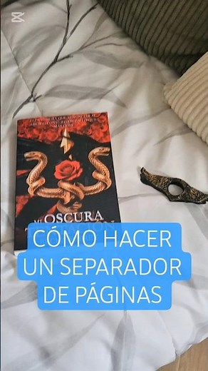 Cómo hacer un separador de páginas #manualidades #separadordepaginas #marcapáginas