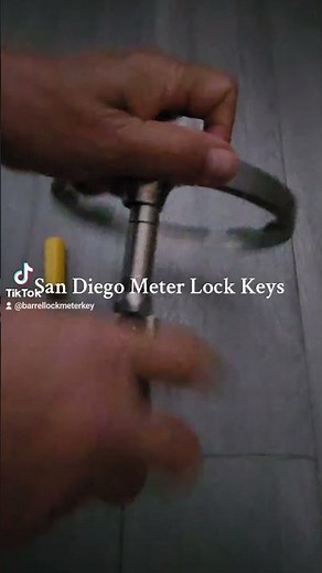 SDG&E Meter Key / SDGE Meter Lock Keys / San Diego Meter Lock Key. #lockandkey