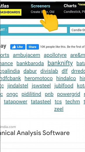 Chartink screener for swing trading | swing trading stock selection | Chartink scanner | #shorts​ |
