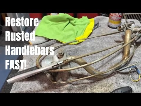 How To Quickly Clean & Polish Badly Rusted Handlebars, Levers, and Switches