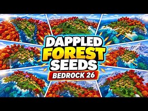 🍂 12 Dappled Forest Village Seeds You NEED to See! | Minecraft Bedrock 26.50