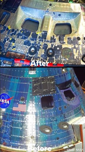 Artemis II Capsule: Before vs After 🚀 (Unbelievable Changes) #artemisii #moon #space