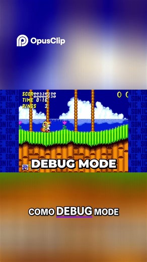 🔓 CÓDIGO SECRETO: Como Ativar o DEBUG MODE no SONIC do MEGA DRIVE! #missaogame #retrogame #nintendo