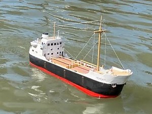 Building a vintage model boat from the 1960's - the Veron Caribbean Coaster is finished.
