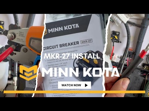 Minn Kota Breaker Install MKR-27... Twin Vee