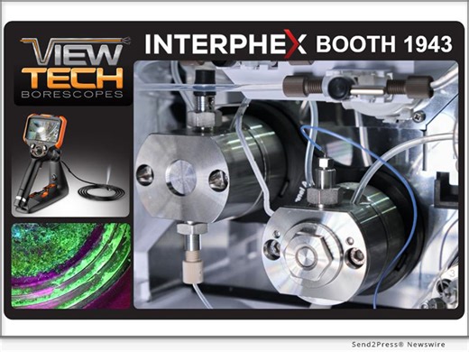 ViewTech Borescopes to Demonstrate Clean-In-Place Visual Inspection Solutions at INTERPHEX 2026