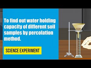 Percolation rate in different types of soil Video Lecture | Class 7 Oxford Science: Chapter Notes, Worksheets and Tests