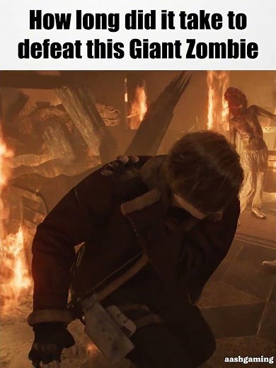 How long did it take to defeat this Giant Zombie | Resident Evil Requiem Gameplay | AashGaming | RE9