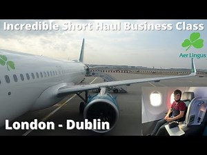TRIP REPORT | Incredible Short Haul Business Class | Aer Lingus Aer Space Review | LHR-DUB | A21N