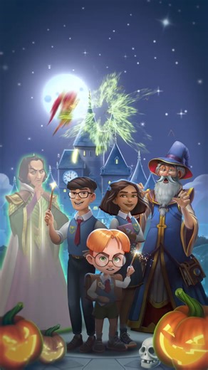 Dark magic is taking over Sorcery School! Can you master the ancient art of solitaire to defeat evil and save the day? Join now and uncover the mystical world within! | Sorcery School