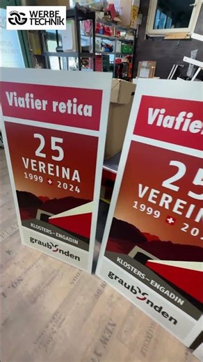 Ein Alu-Verbundschild in Übergröße mit UV-Direktdruck ist eine ausgezeichnete Wahl, wenn du eine lan
