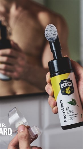 It’s finally here! 💛 Your new daily Face Wash — deep cleansing, refreshes instantly, and gentle on your skin. Fast, clean, and ready for every day. Order now from the link in bio. | Mr.Beard