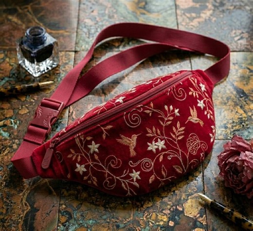 Embroidered Velvet Fanny Pack PDF Sewing Pattern | Hip Bag Tutorial (digital Download) - Etsy