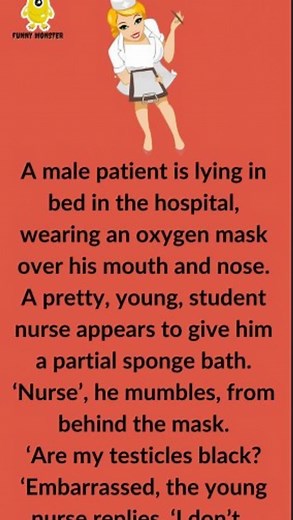 A pretty student nurse...Brilliant continuation in the first comment 👇👇 | Funny Stories & More