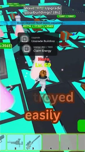 🧠Base Defense STRATEGY | Wave Raiders ROBLOX #roblox #newgameinroblox #robloxedit #gaming