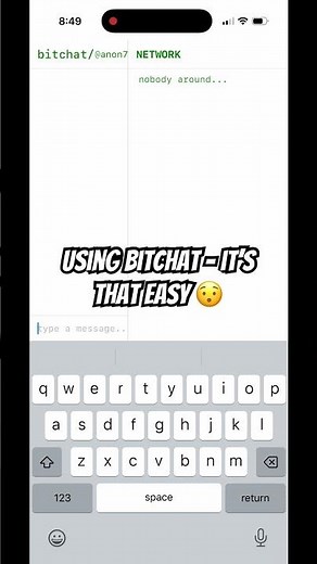 Using Bitchat is THAT easy!